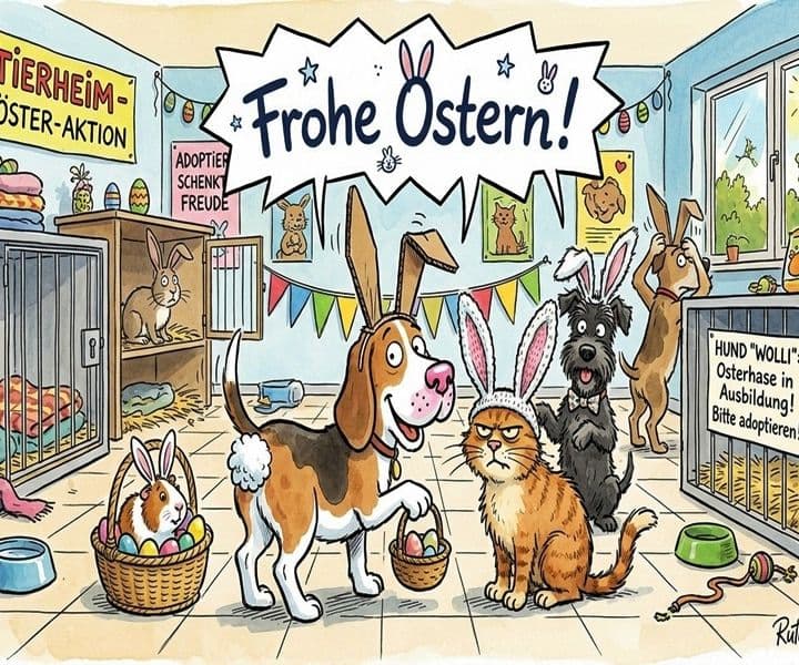 Änderung der Öffungszeiten (Tierheim, Cafeteria) zu Ostern