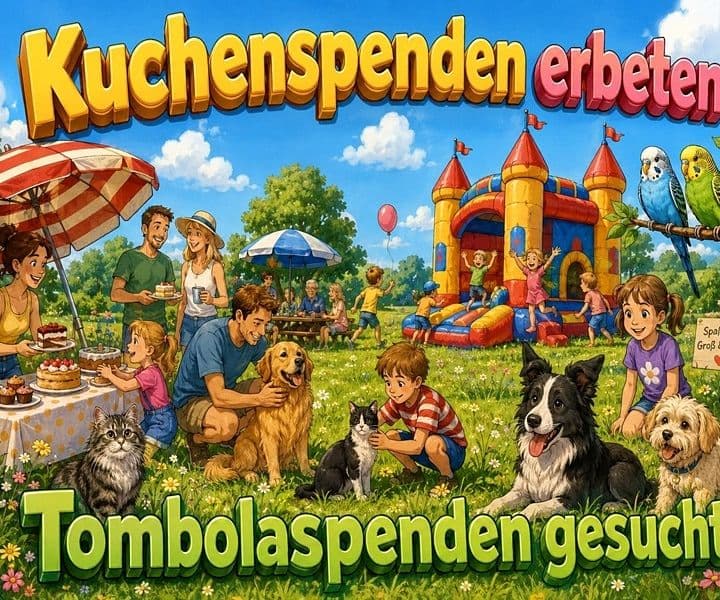 Kuchen- und Sachspenden für unser Sommerfest gesucht