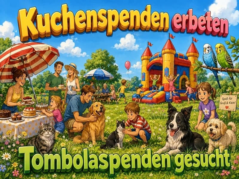 Kuchen- und Sachspenden für unser Sommerfest gesucht