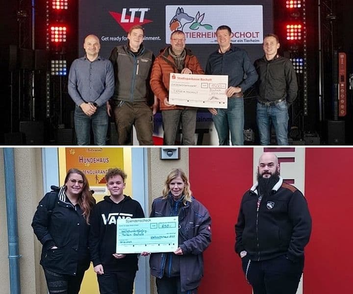 Vielen Dank für weitere Spenden