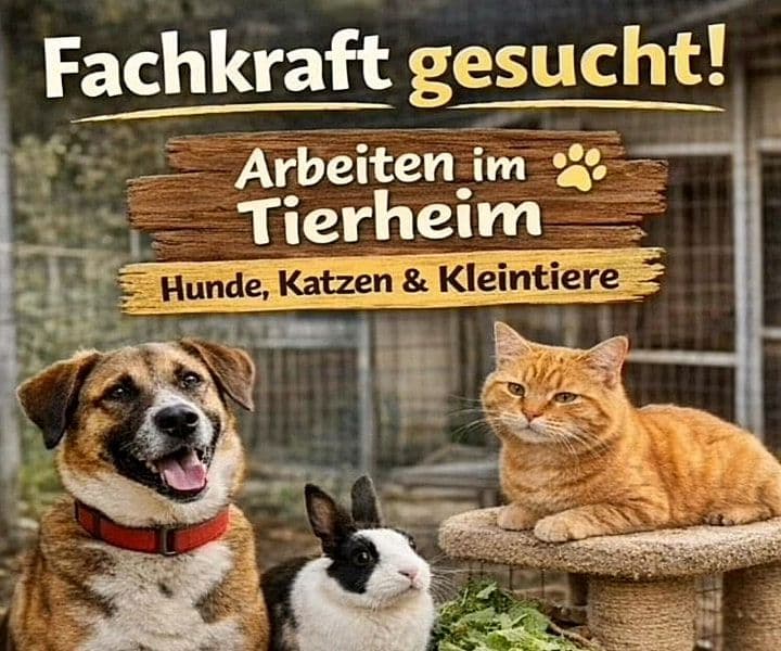 Tierpflege-Fachkraft für unser Tierheim gesucht