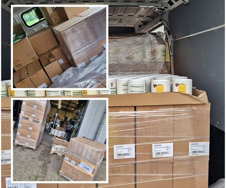 Wir erhielten eine mega Futterspende :-)