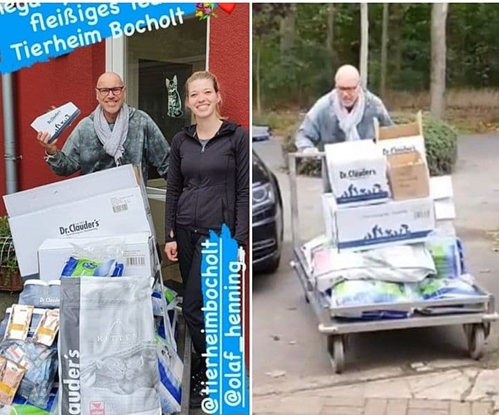 Tolle Spende von Olaf Henning und Dr. Clauders
